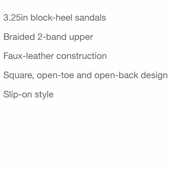 🖤NIB TIANA BRAIDED HEELS - Picture 5 of 6